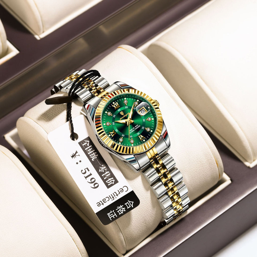 Calendar Steel — Two-Tone / Green