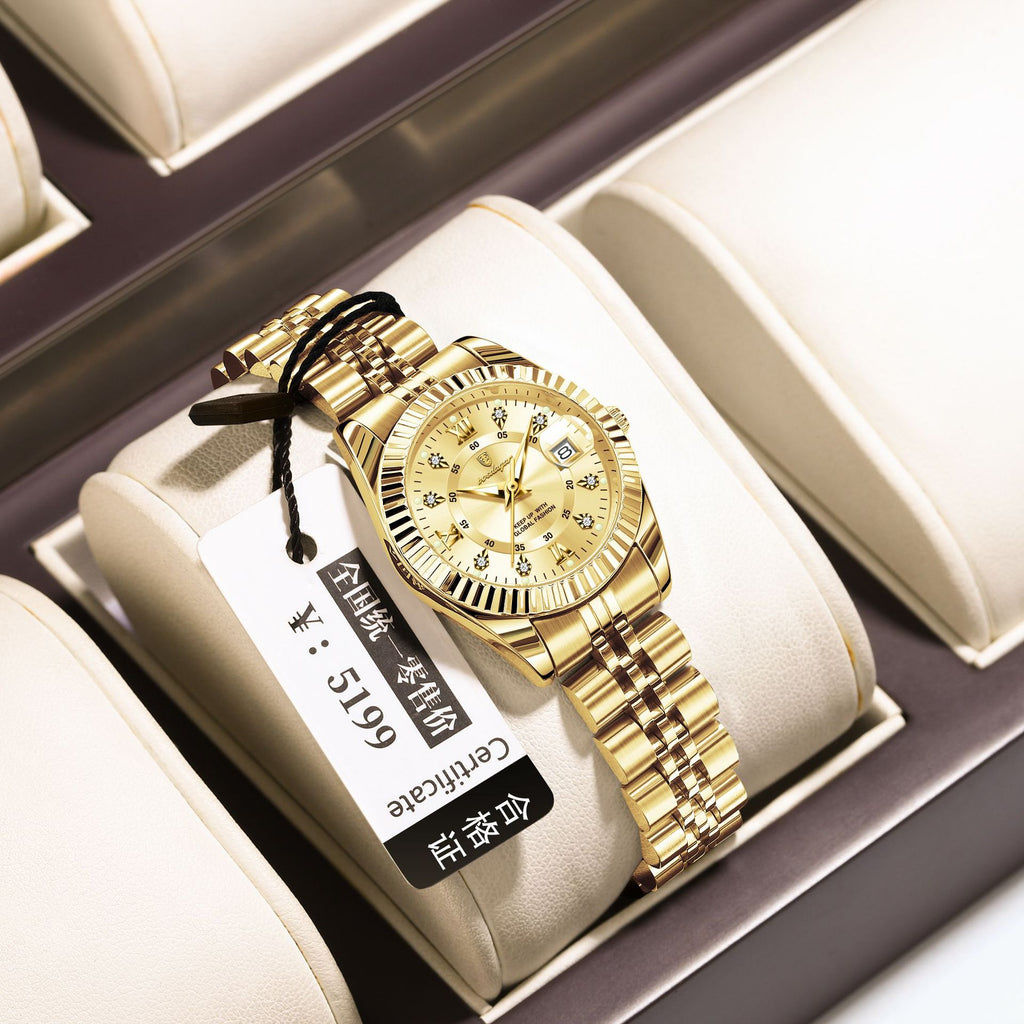 Calendar Steel — Gold / Gold