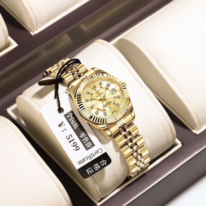 Calendar Steel — Gold / Gold