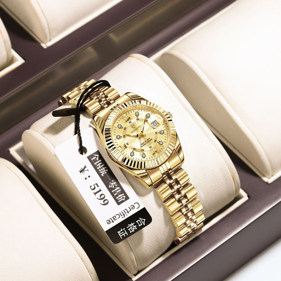 Calendar Steel — Gold / Gold