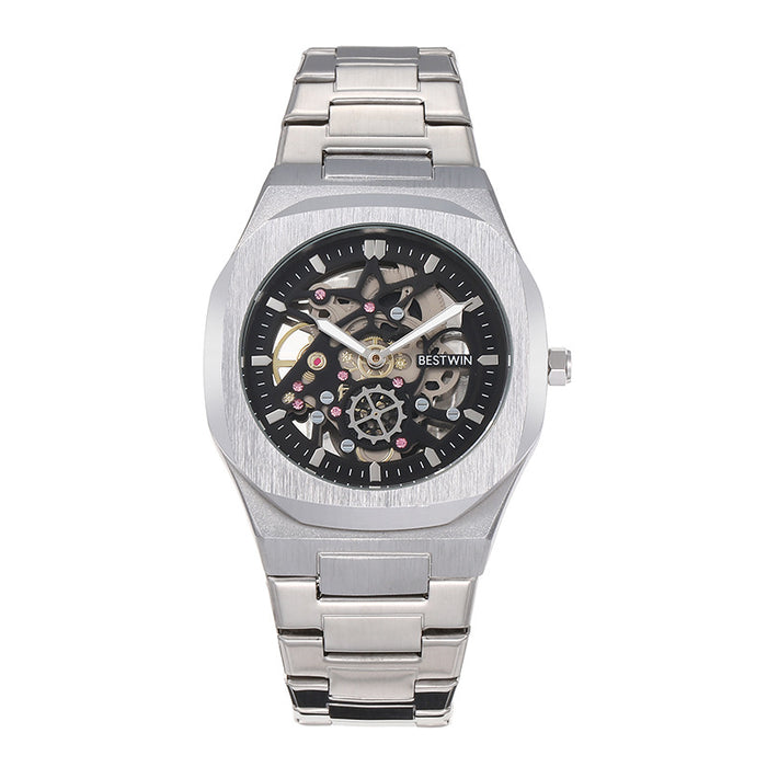 Octagon Skeleton — Blue Dial