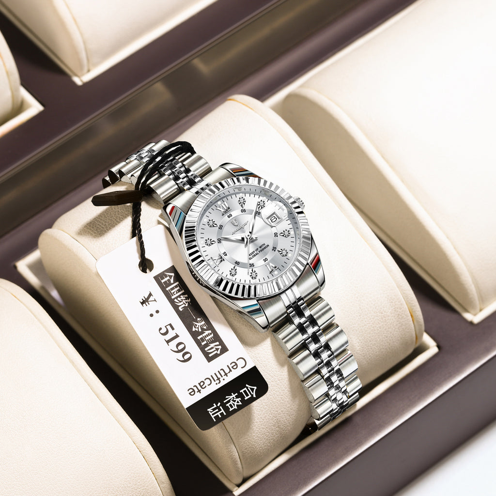 Calendar Steel — Silver / White