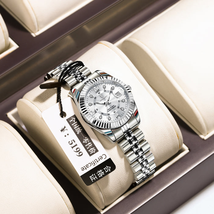 Calendar Steel — Silver / White