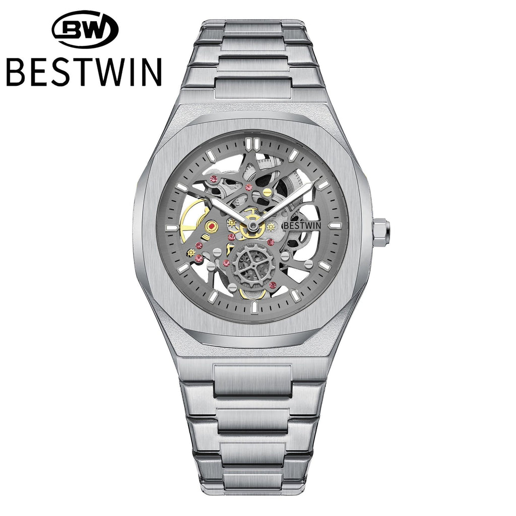 Octagon Skeleton — Grey Dial